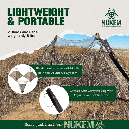 Nukem Hunting Double Up System - Mossy Oak Habitat - Angler's Pro Tackle & Outdoors