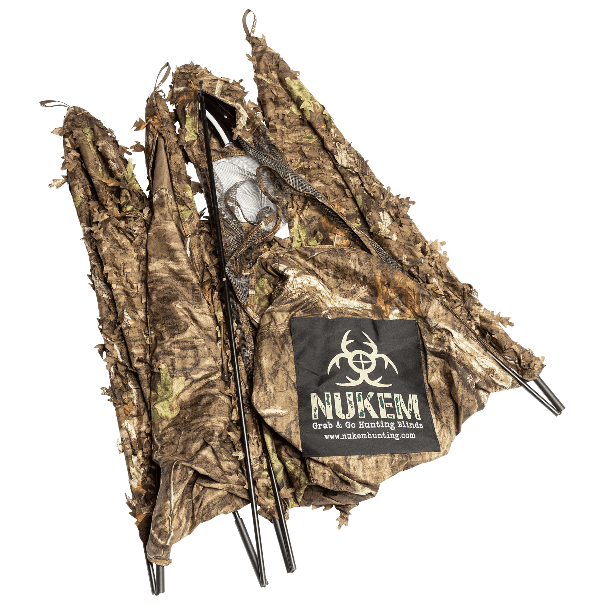 Nukem Hunting Hunting Blind - Mossy Oak Country Roots 3D Leafy - Angler's Pro Tackle & Outdoors