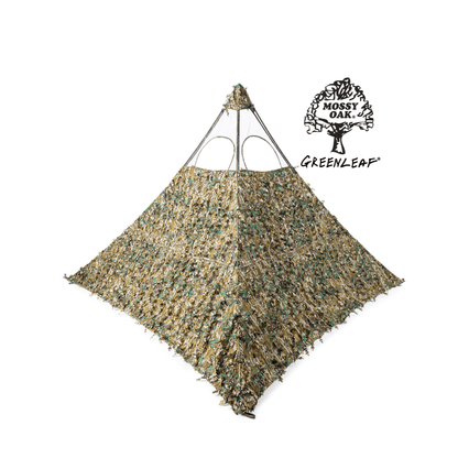 Nukem Hunting Hunting Blind - Mossy Oak Greenleaf 3D Leafy - Angler's Pro Tackle & Outdoors