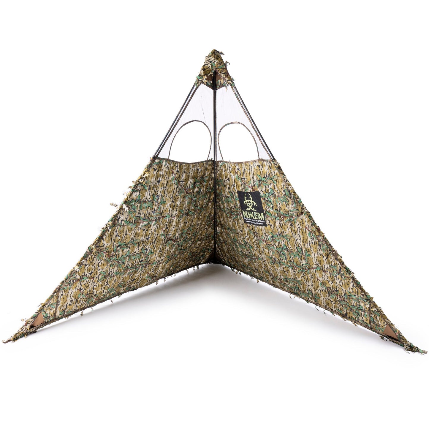 Nukem Hunting Hunting Blind - Mossy Oak Greenleaf 3D Leafy - Angler's Pro Tackle & Outdoors