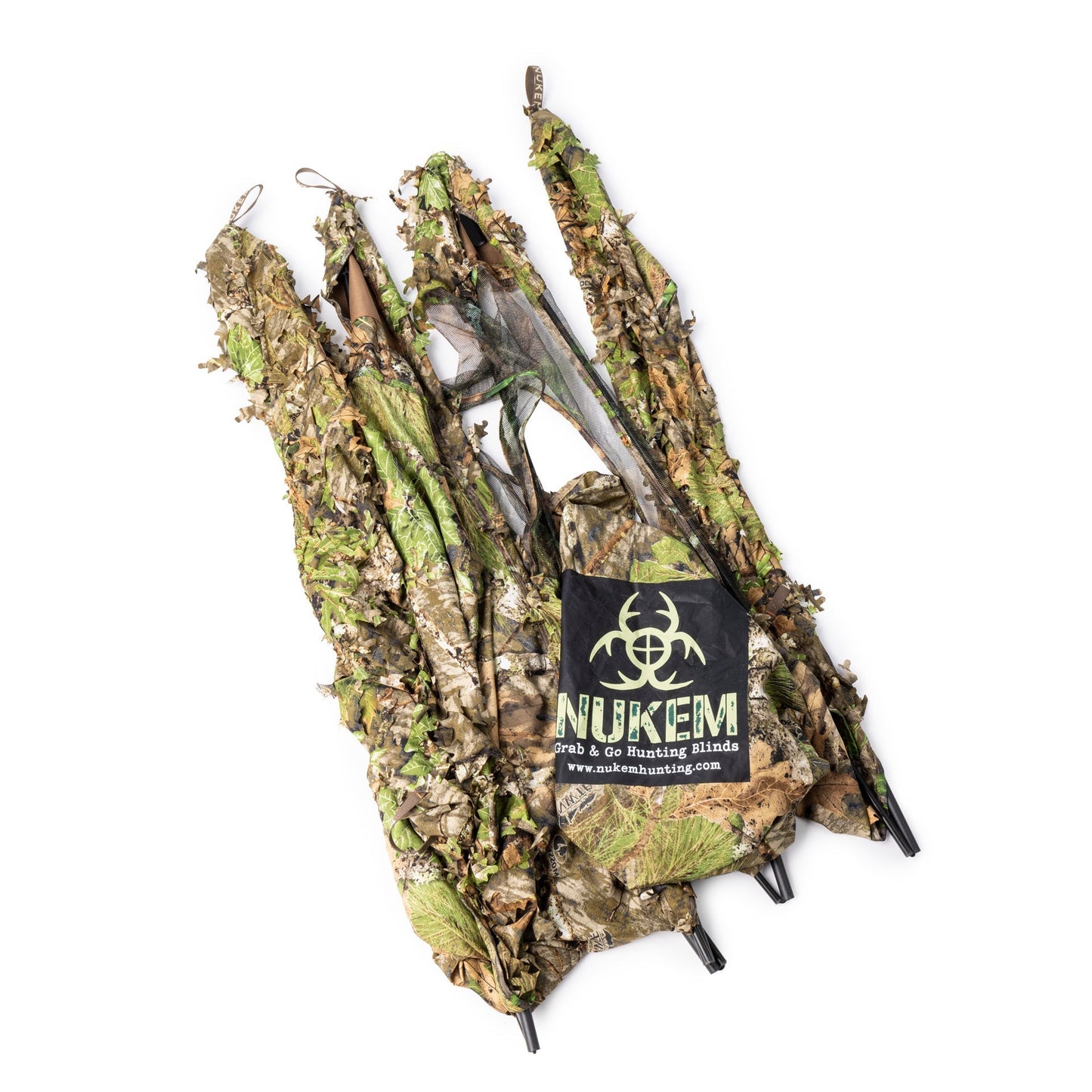 Nukem Hunting Hunting Blind - Mossy Oak Obsession 3D Leafy - Angler's Pro Tackle & Outdoors