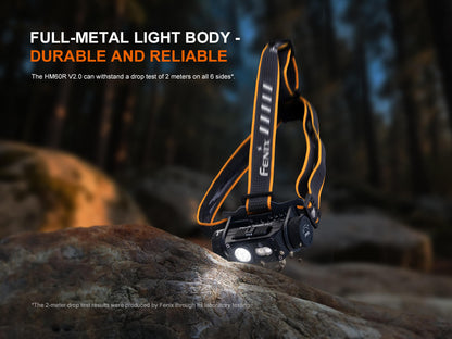 Fenix HM60R V2 High-Performance Headlamp - 1600 Lumens