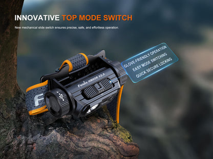 Fenix HM60R V2 High-Performance Headlamp - 1600 Lumens