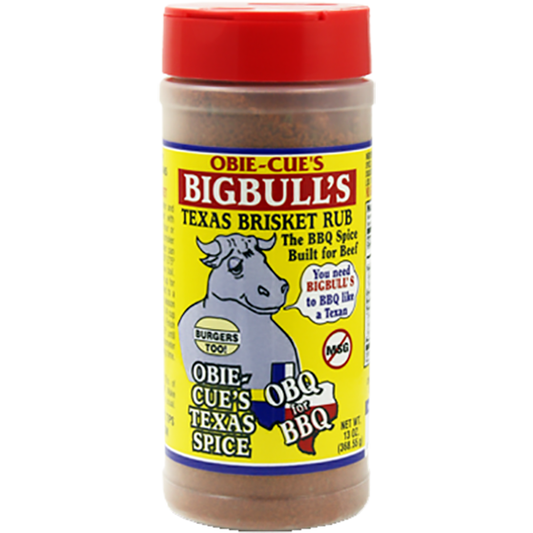 Obie-Cue's Big Bull's Texas Brisket Rub 13 oz.