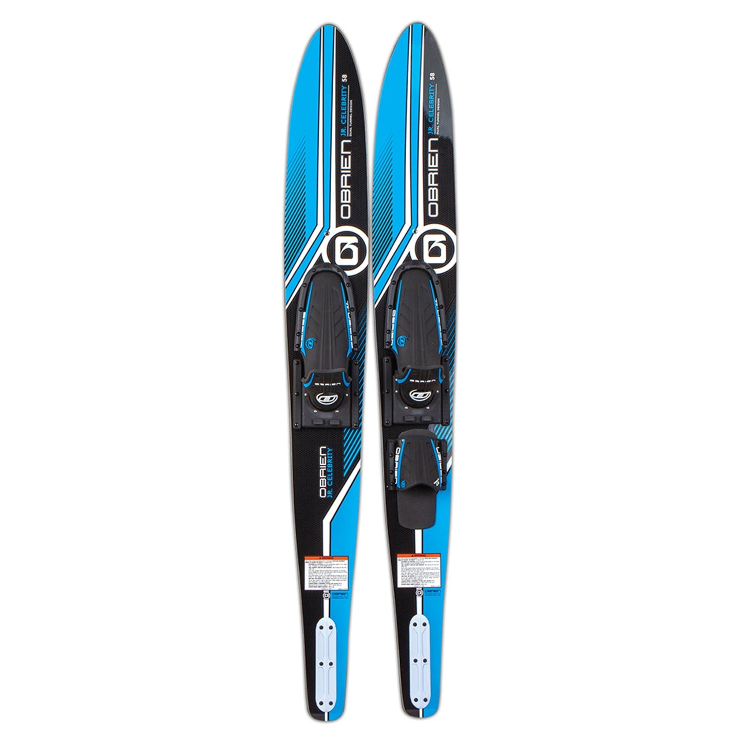 O'Brien Watersports Adult 58 inches Celebrity Jr. Water Skis, Blue and Black - Angler's Pro Tackle & Outdoors