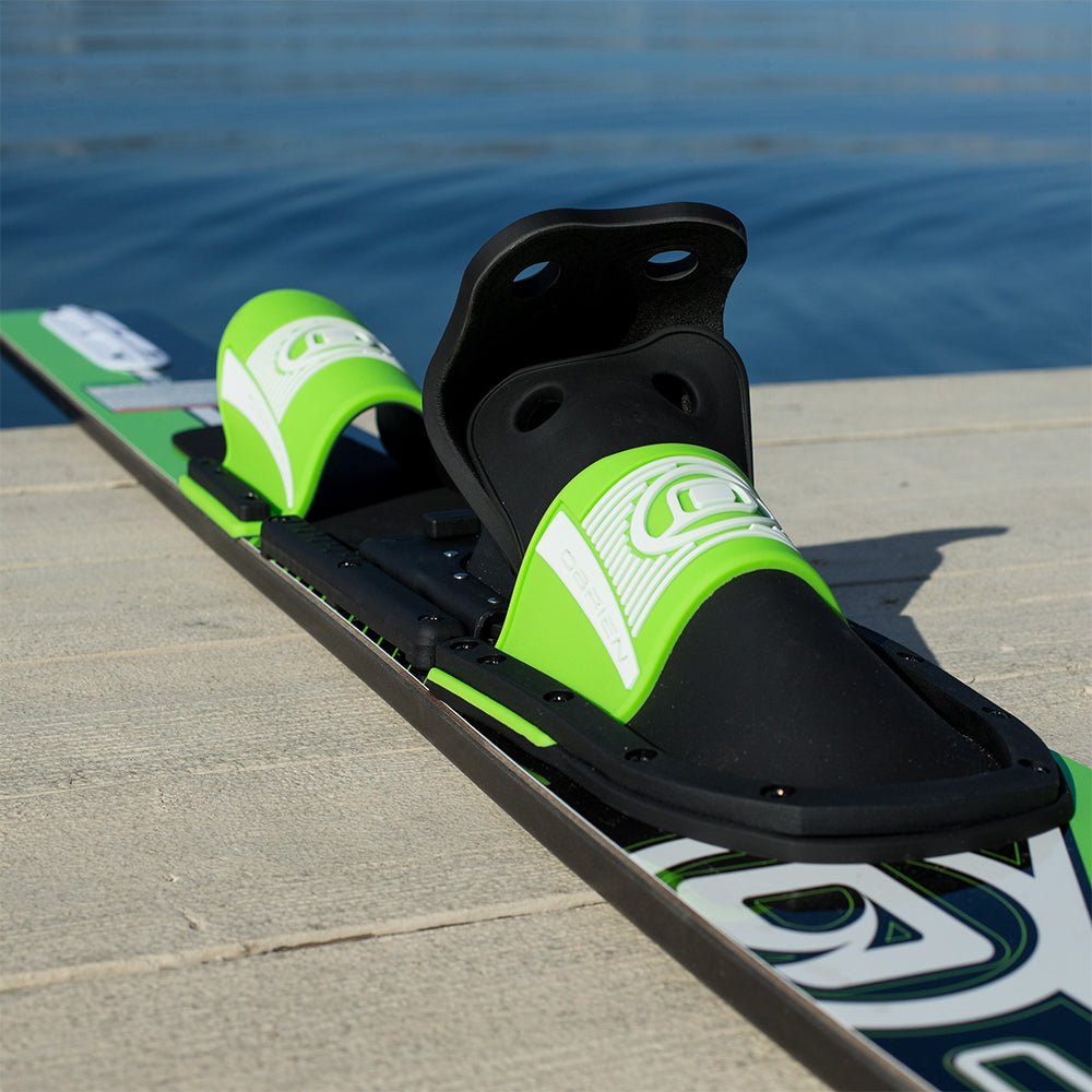 O'Brien Watersports Adult 67 inches Reactor Combo Water skis, Green and Black - Angler's Pro Tackle & Outdoors