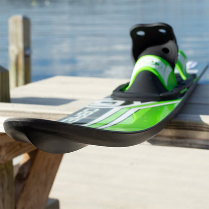 O'Brien Watersports Adult 67 inches Reactor Combo Water skis, Green and Black - Angler's Pro Tackle & Outdoors