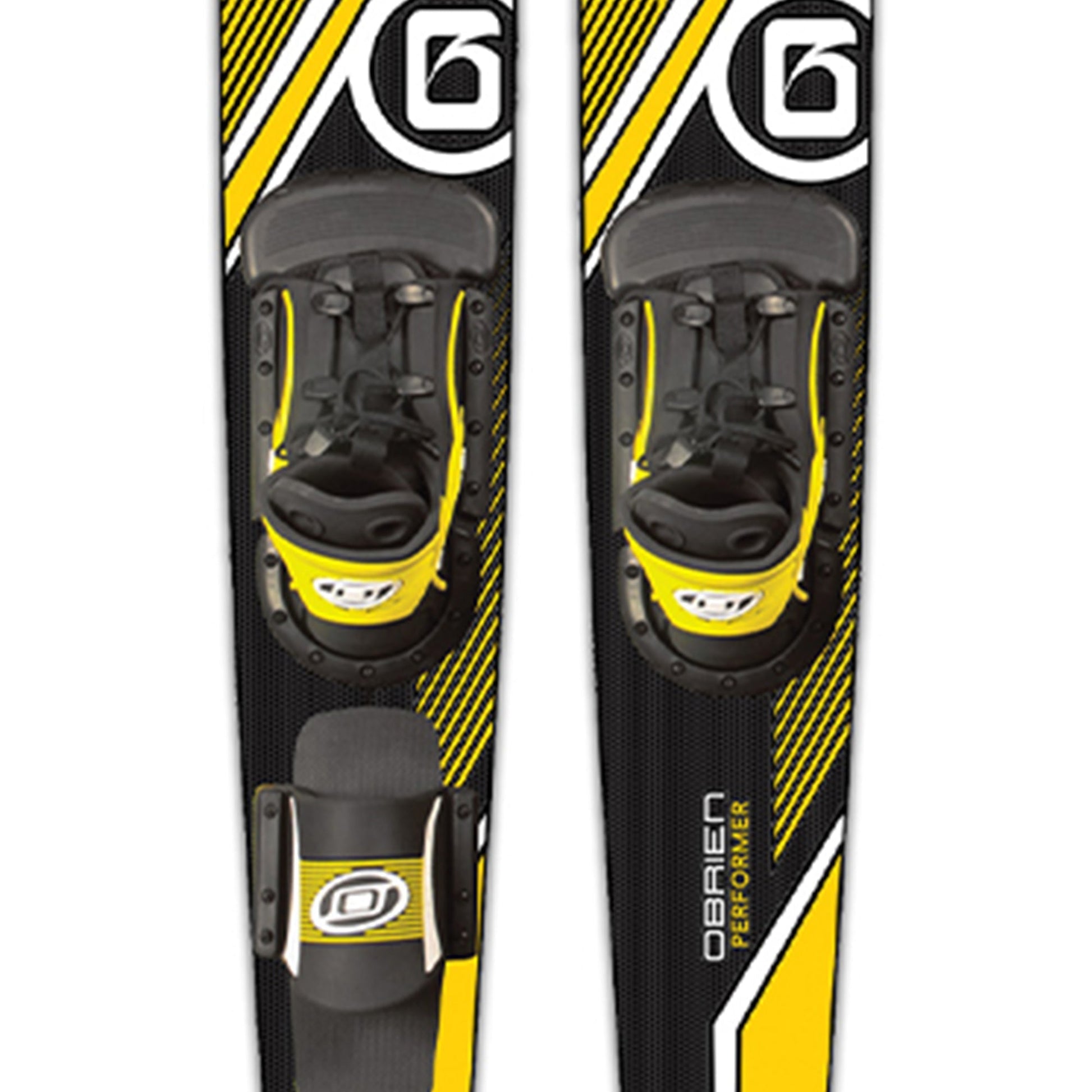 O'Brien Watersports Adult 68 inches Performer Combo Water skis, Yellow and Black - Angler's Pro Tackle & Outdoors