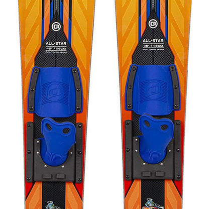 O'Brien Watersports Kids All Star 46 Inch Trainer Performer Combo Water Skis - Angler's Pro Tackle & Outdoors