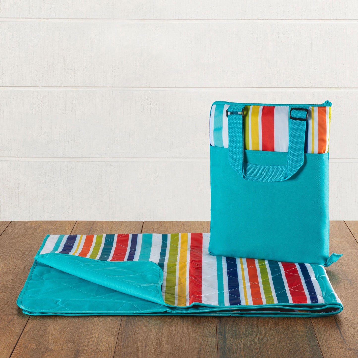 Picnic Time Vista Outdoor Picnic Blanket & Tote
