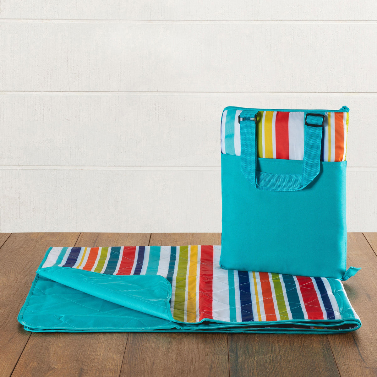 Picnic Time Vista Outdoor Picnic Blanket & Tote