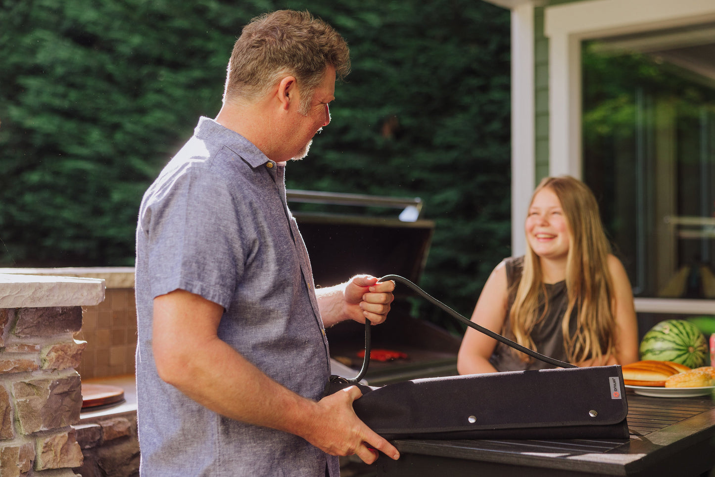 Picnic Time BBQ Roll Up 3 Piece Set