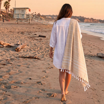 NIXY Ocean - Oversized Turkish Beach Towel Blanket
