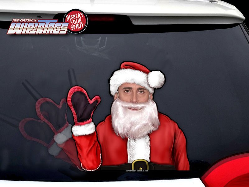 Office Santa Waving WiperTags - Angler's Pro Tackle & Outdoors