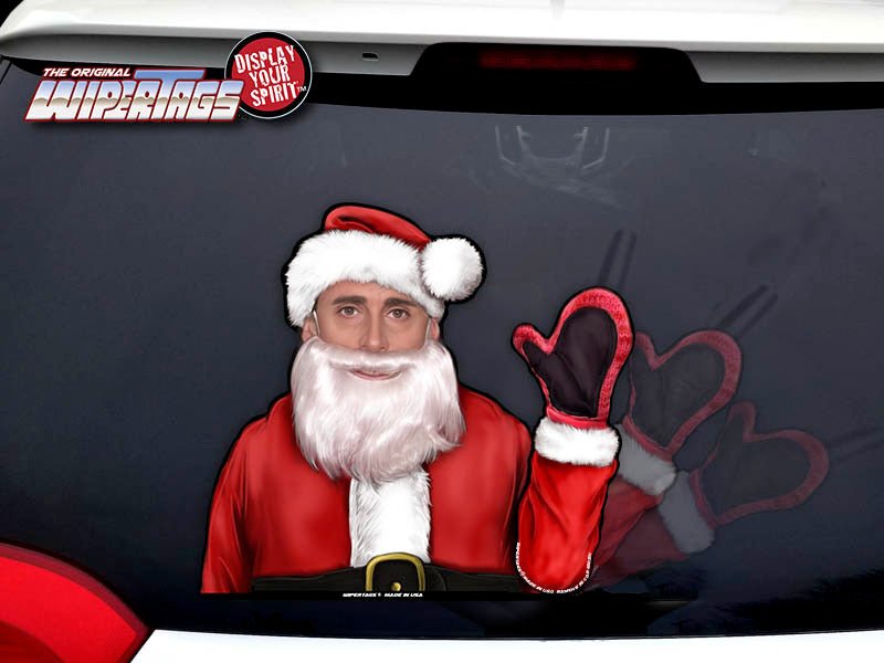 Office Santa Waving WiperTags - Angler's Pro Tackle & Outdoors