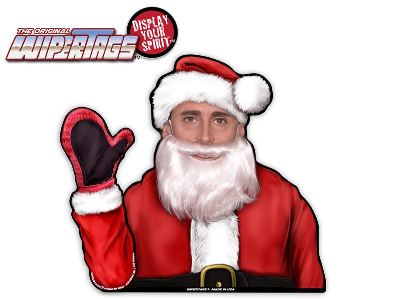 Office Santa Waving WiperTags - Angler's Pro Tackle & Outdoors