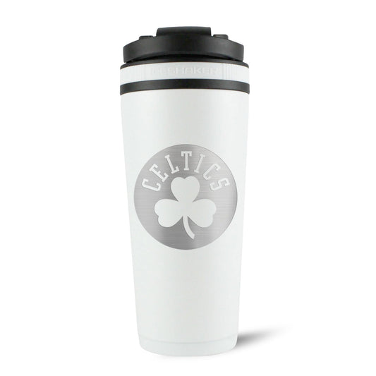Officially Licensed Boston Celtics 26oz Ice Shaker - White - Angler's Pro Tackle & Outdoors