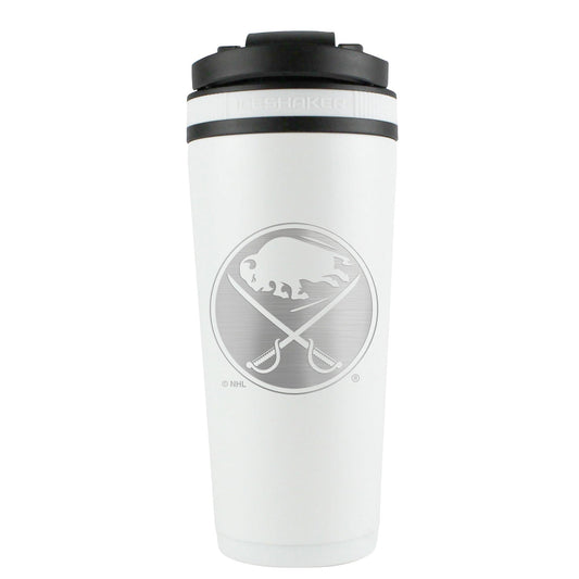 Officially Licensed Buffalo Sabres 26oz Ice Shaker - White - Angler's Pro Tackle & Outdoors