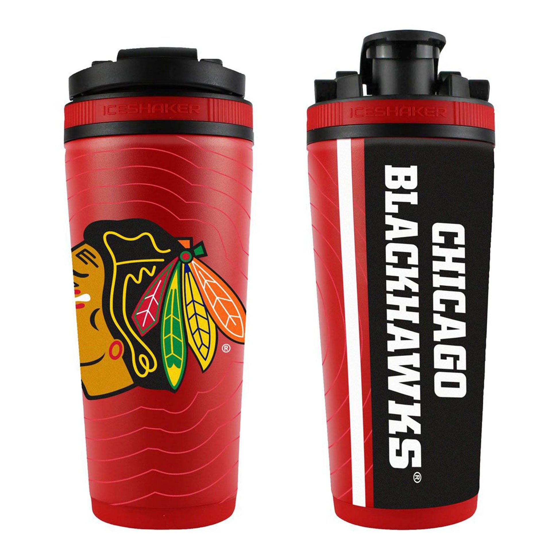 Officially Licensed Chicago Blackhawks 26oz Ice Shaker - Angler's Pro Tackle & Outdoors