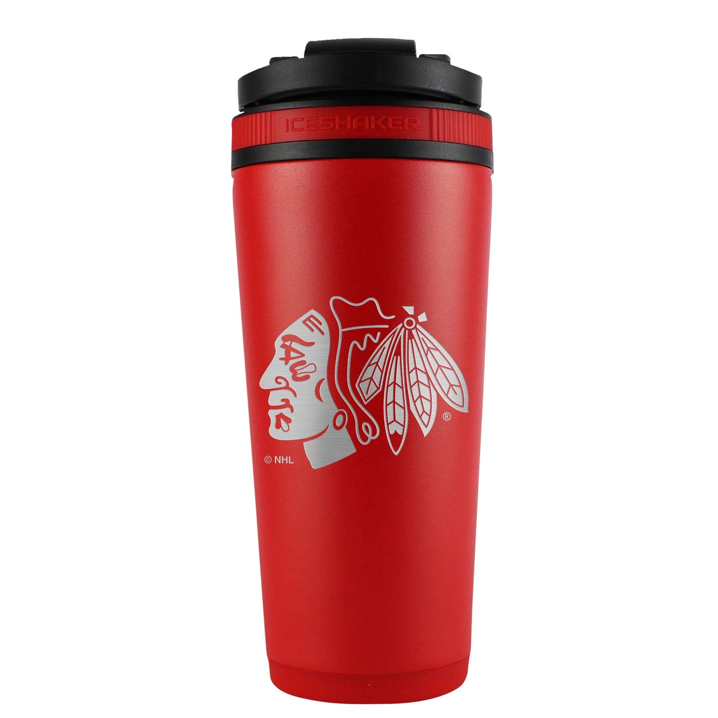 Officially Licensed Chicago Blackhawks 26oz Ice Shaker - Angler's Pro Tackle & Outdoors