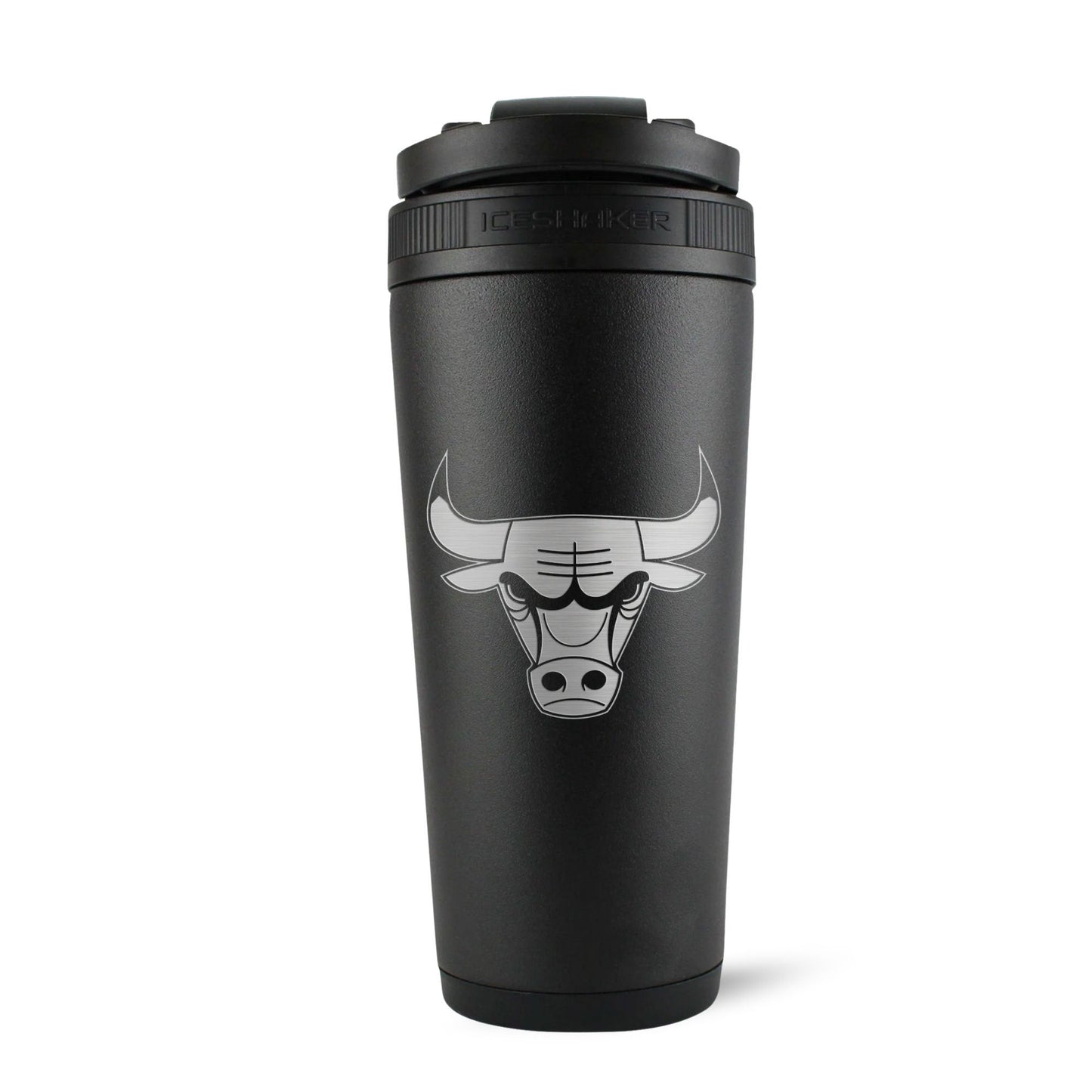 Officially Licensed Chicago Bulls 26oz Ice Shaker - Black - Angler's Pro Tackle & Outdoors