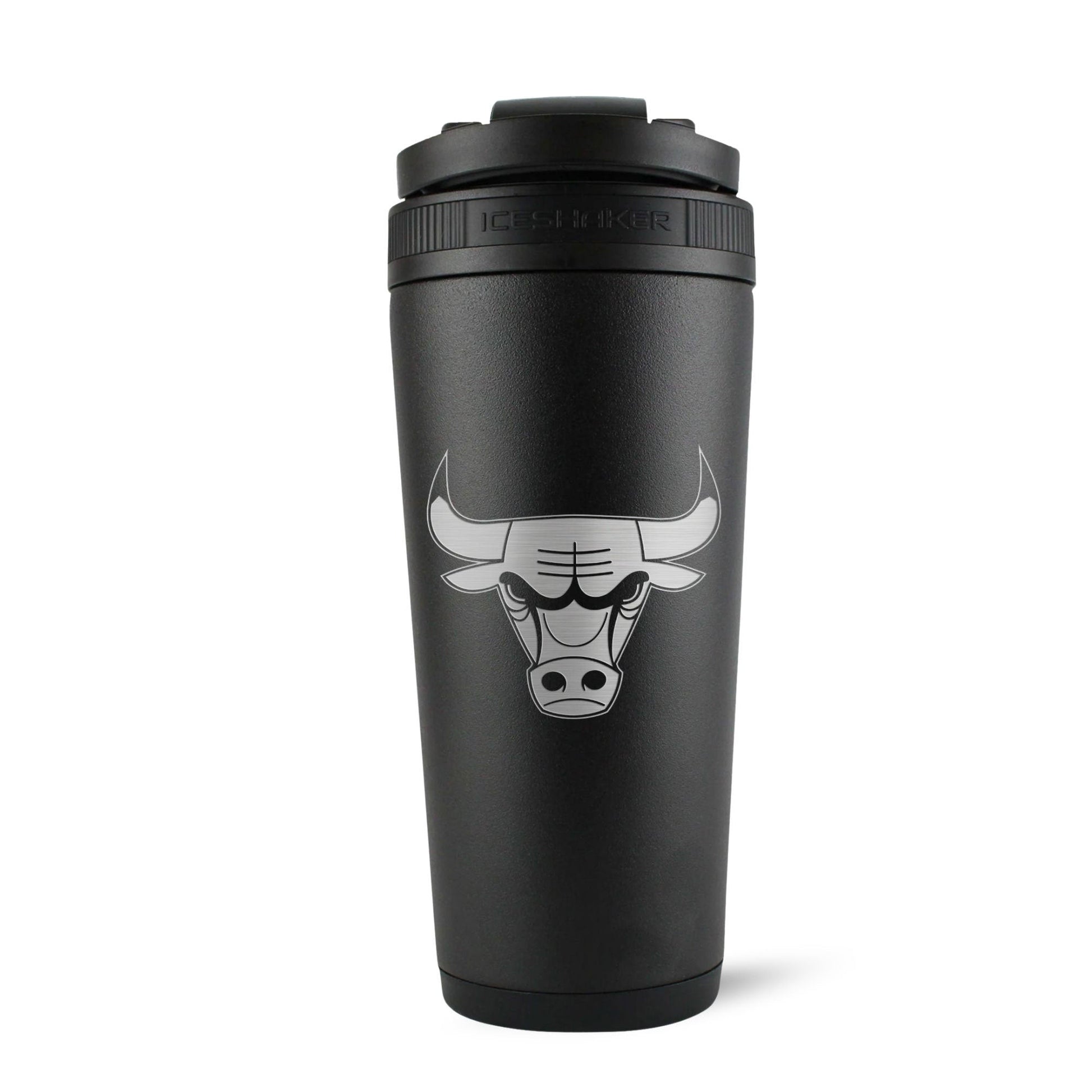 Officially Licensed Chicago Bulls 26oz Ice Shaker - Black - Angler's Pro Tackle & Outdoors