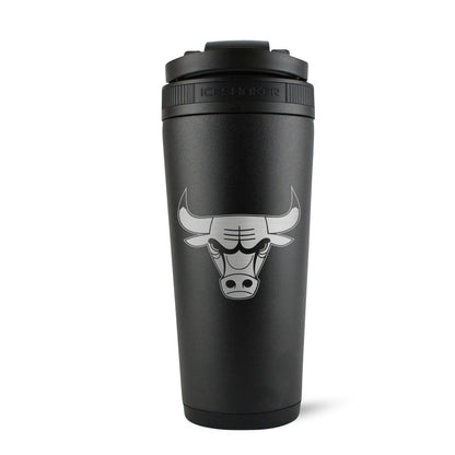 Officially Licensed Chicago Bulls 26oz Ice Shaker - Black - Angler's Pro Tackle & Outdoors