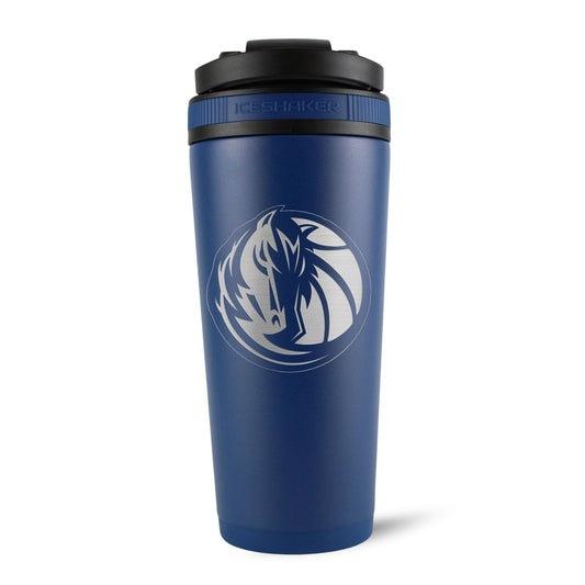 Officially Licensed Dallas Mavericks 26oz Ice Shaker - Navy - Angler's Pro Tackle & Outdoors