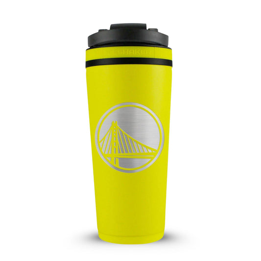 Officially Licensed Golden State Warriors 26oz Ice Shaker - Yellow - Angler's Pro Tackle & Outdoors