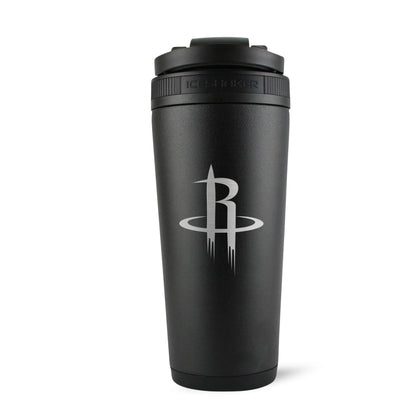 Officially Licensed Houston Rockets 26oz Ice Shaker - Black - Angler's Pro Tackle & Outdoors
