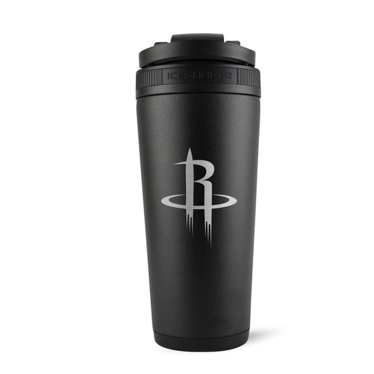 Officially Licensed Houston Rockets 26oz Ice Shaker - Black - Angler's Pro Tackle & Outdoors