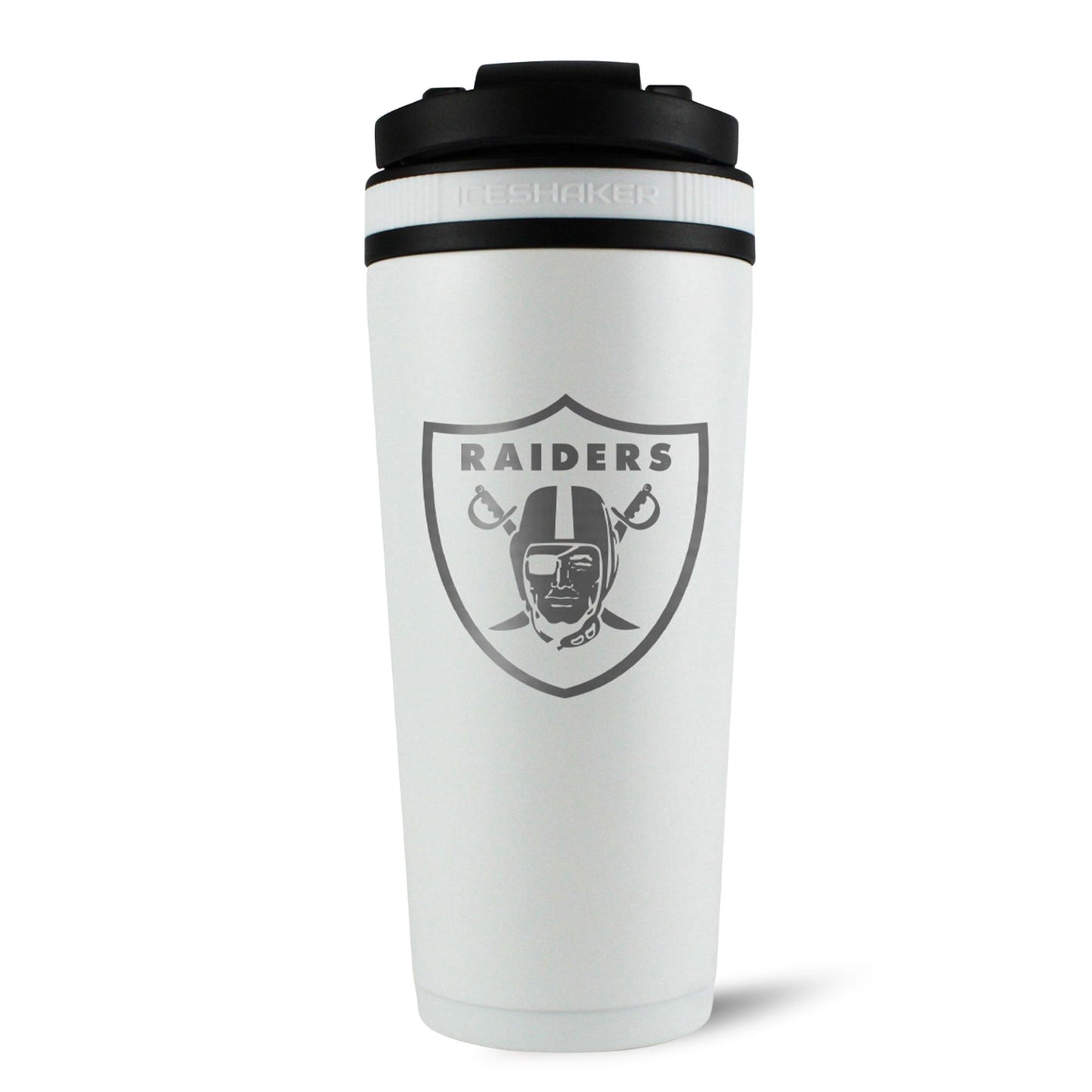 Officially Licensed Las Vegas Raiders 26oz Ice Shaker - Angler's Pro Tackle & Outdoors