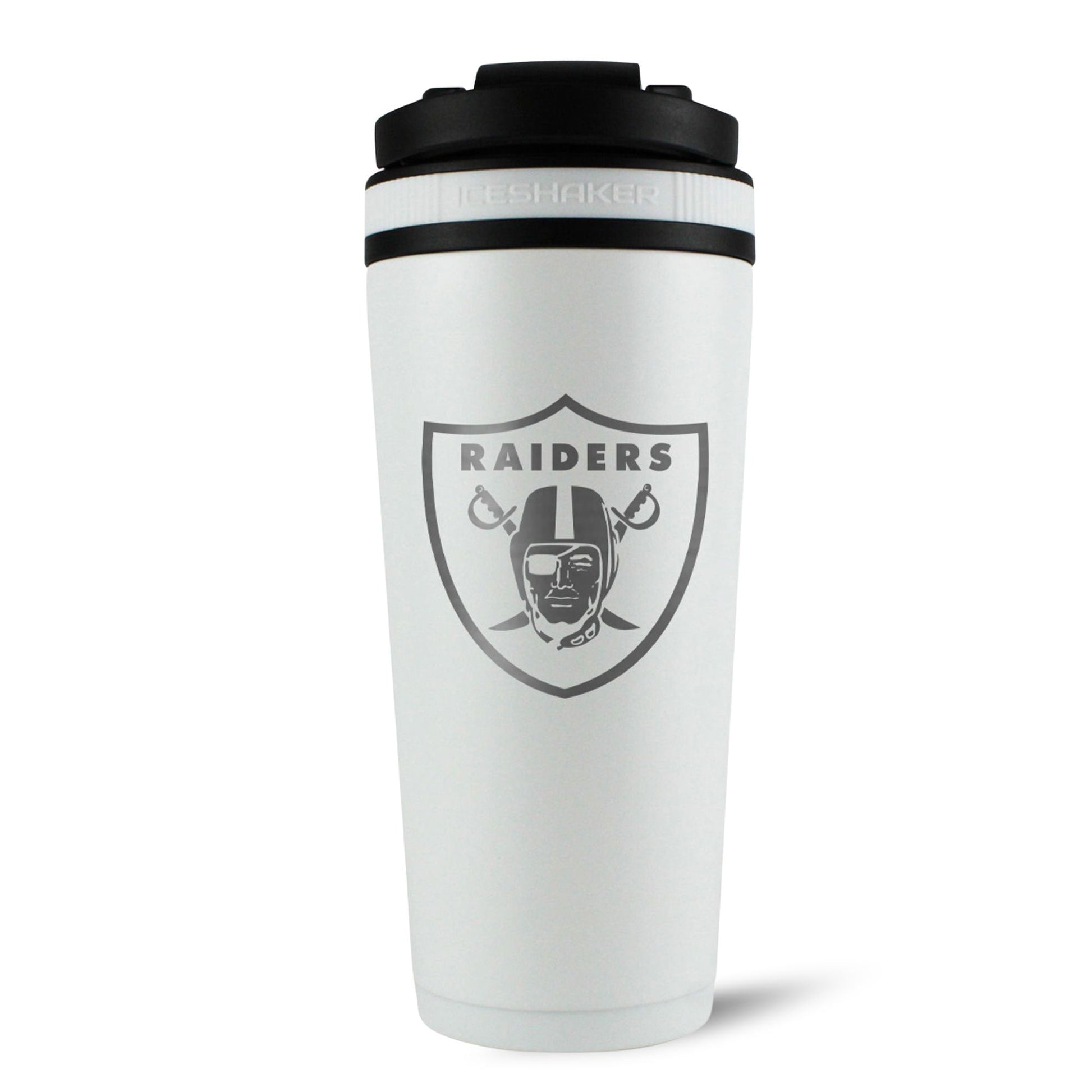 Officially Licensed Las Vegas Raiders 26oz Ice Shaker - Angler's Pro Tackle & Outdoors