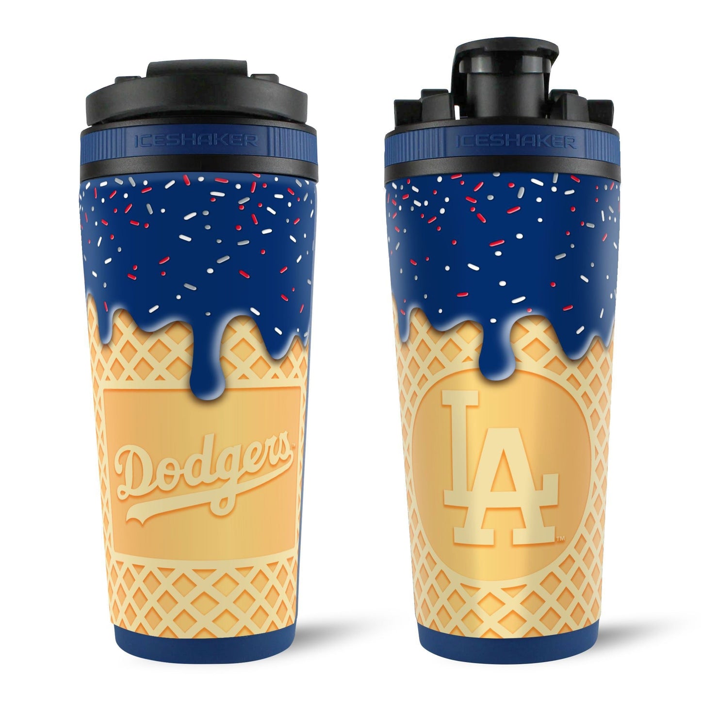 Officially Licensed Los Angeles Dodgers 26oz Ice Shaker (Alternate Logo) - Angler's Pro Tackle & Outdoors