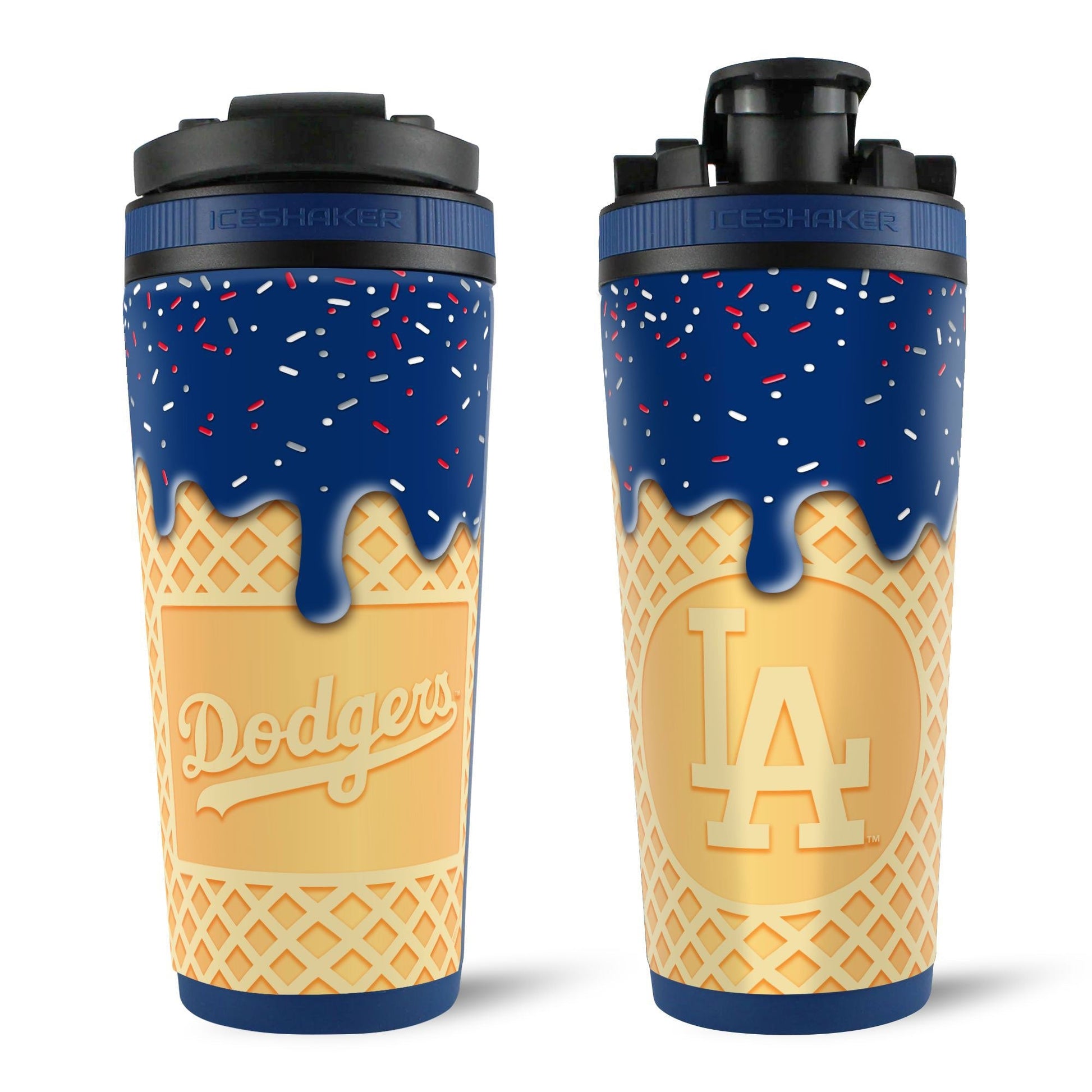 Officially Licensed Los Angeles Dodgers 26oz Ice Shaker (Alternate Logo) - Angler's Pro Tackle & Outdoors