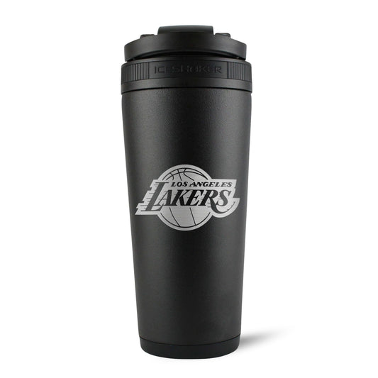 Officially Licensed Los Angeles Lakers 26oz Ice Shaker - Black - Angler's Pro Tackle & Outdoors