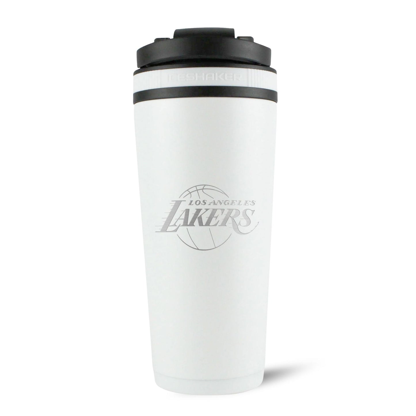 Officially Licensed Los Angeles Lakers 26oz Ice Shaker - White - Angler's Pro Tackle & Outdoors