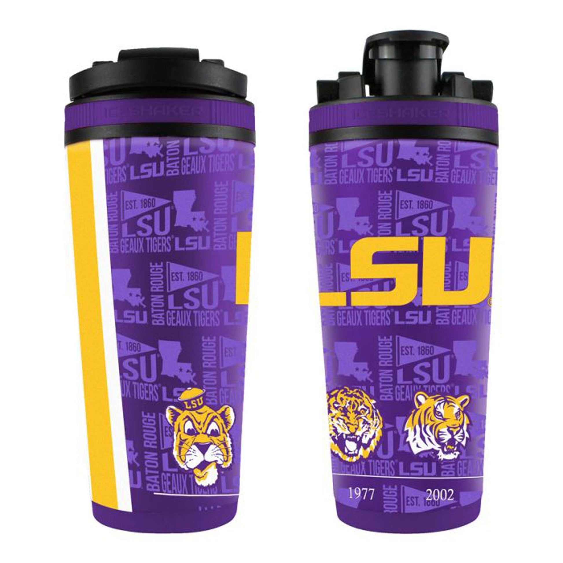 Officially Licensed Louisiana State University 26oz Ice Shaker - Angler's Pro Tackle & Outdoors