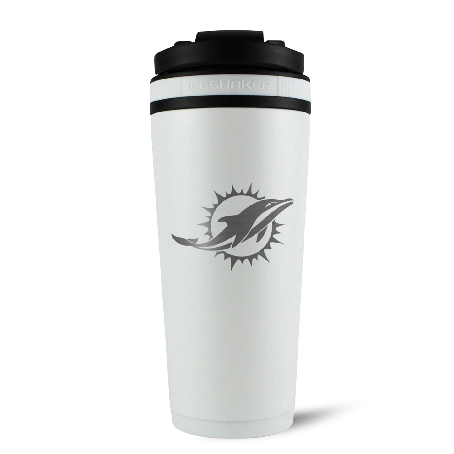 Officially Licensed Miami Dolphins 26oz Ice Shaker - Angler's Pro Tackle & Outdoors