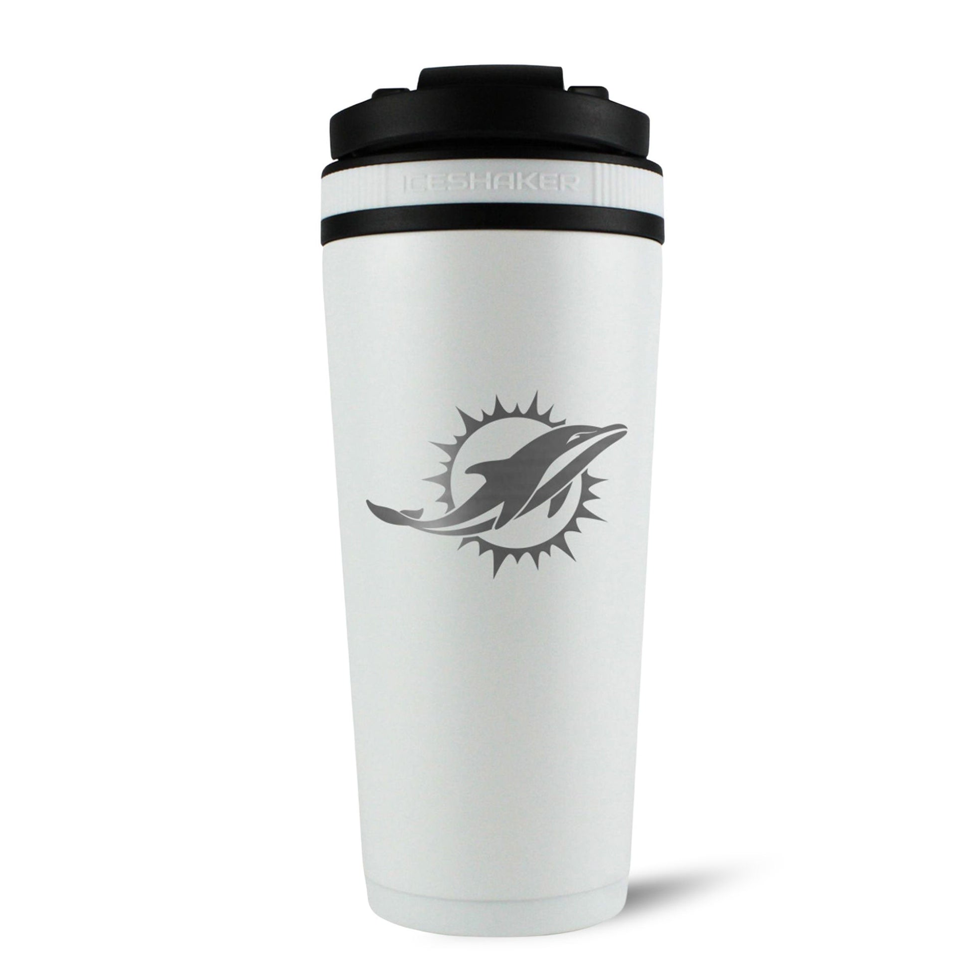 Officially Licensed Miami Dolphins 26oz Ice Shaker - Angler's Pro Tackle & Outdoors
