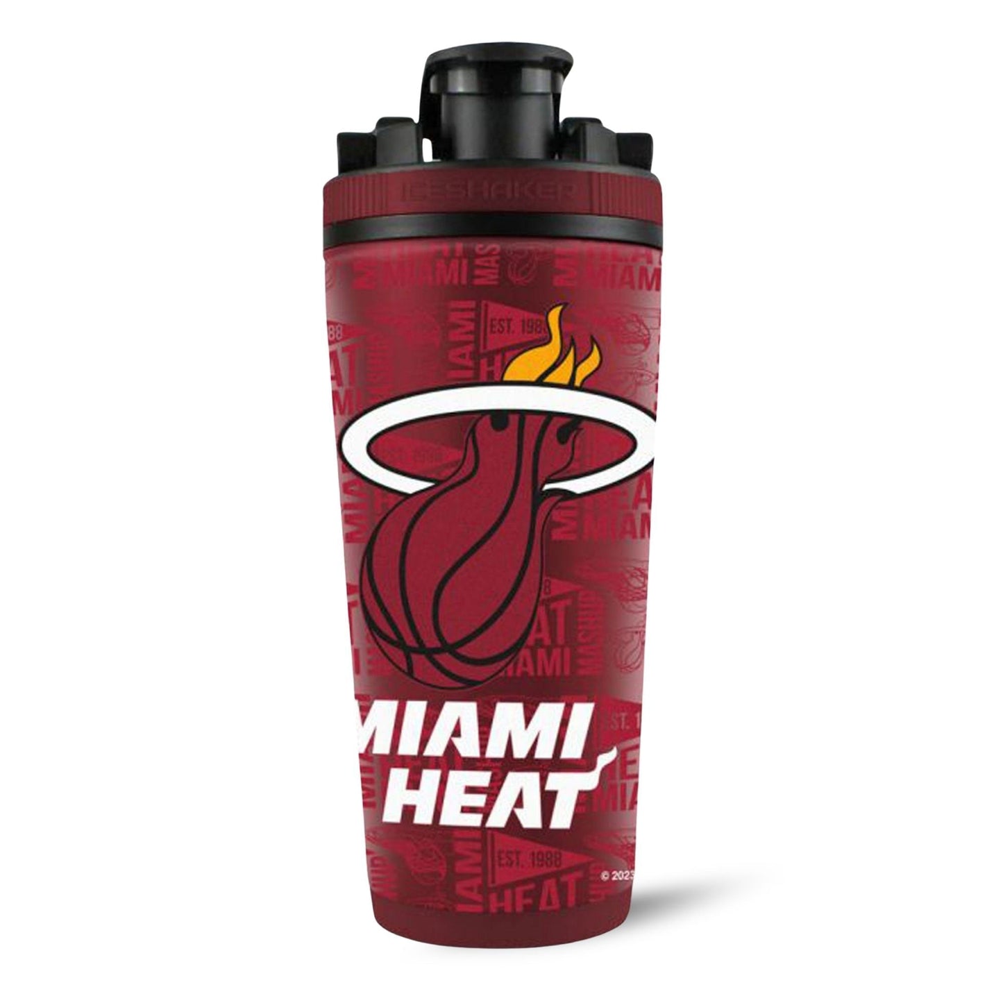 Officially Licensed Miami Heat 4D Ice Shaker - Angler's Pro Tackle & Outdoors