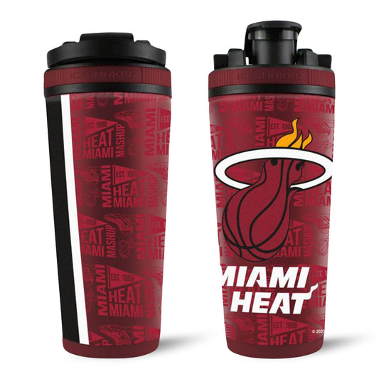 Officially Licensed Miami Heat 4D Ice Shaker - Angler's Pro Tackle & Outdoors