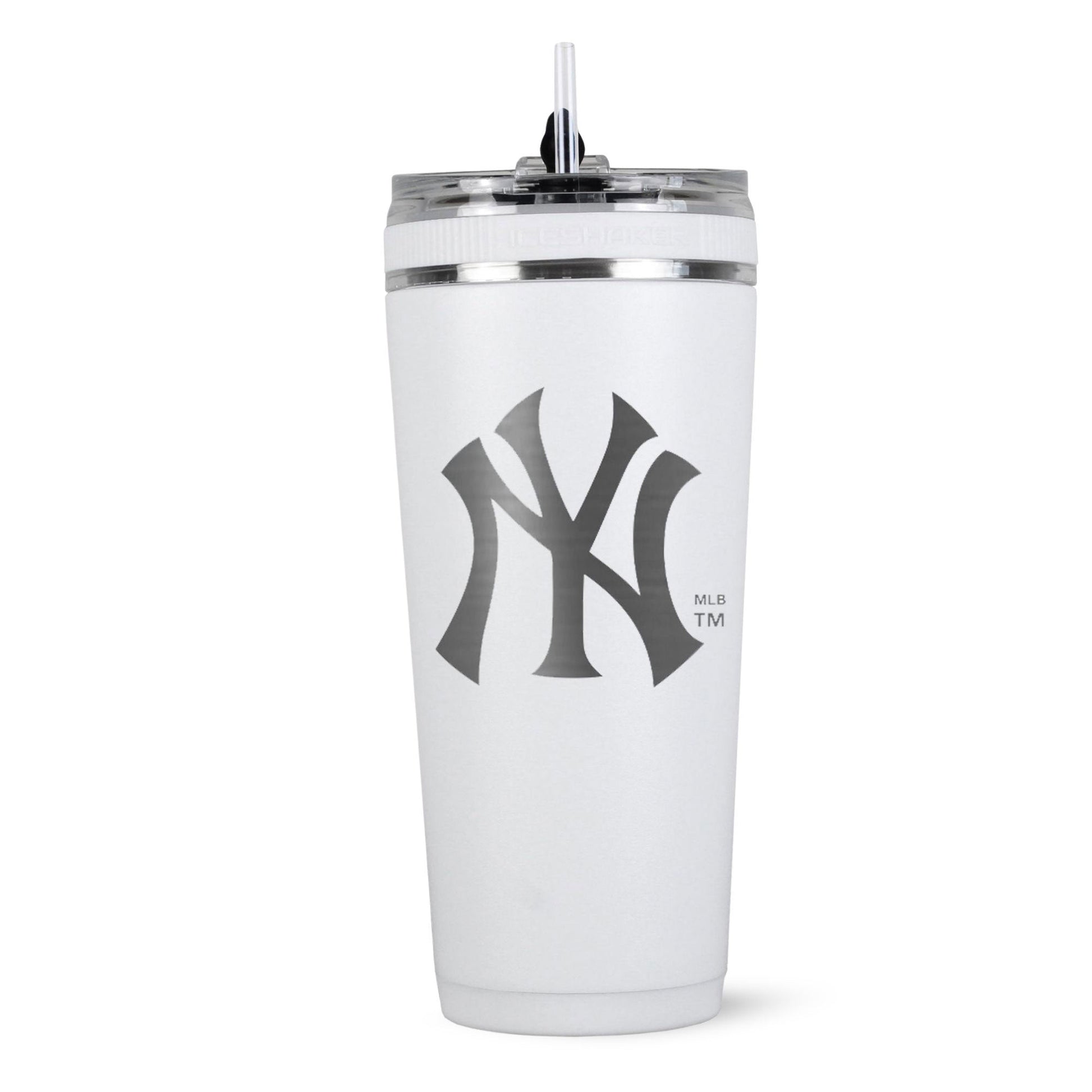 Officially Licensed New York Yankees 26oz Flex Bottle - White - Angler's Pro Tackle & Outdoors