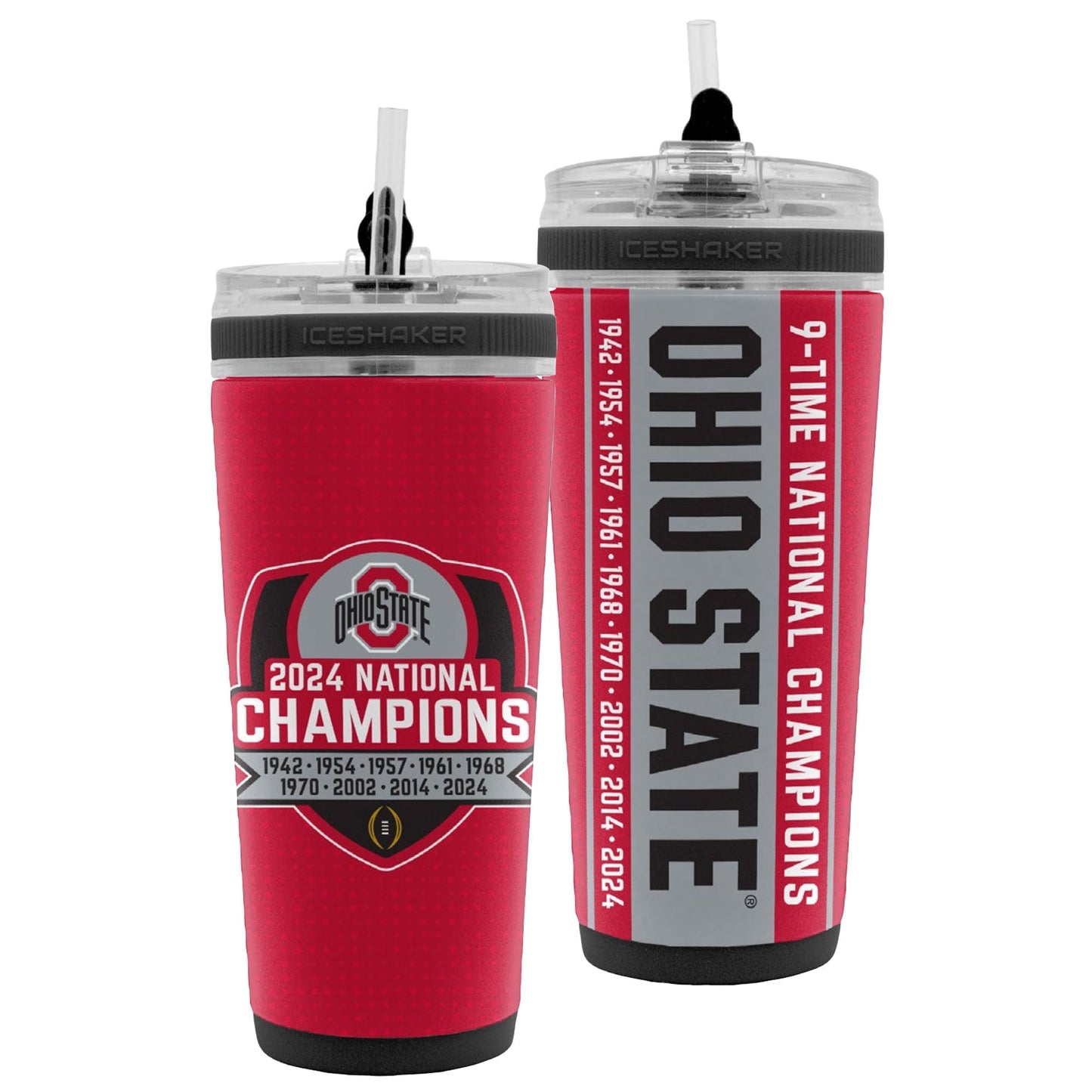 Officially Licensed Ohio State 26oz Ice Shaker - Angler's Pro Tackle & Outdoors