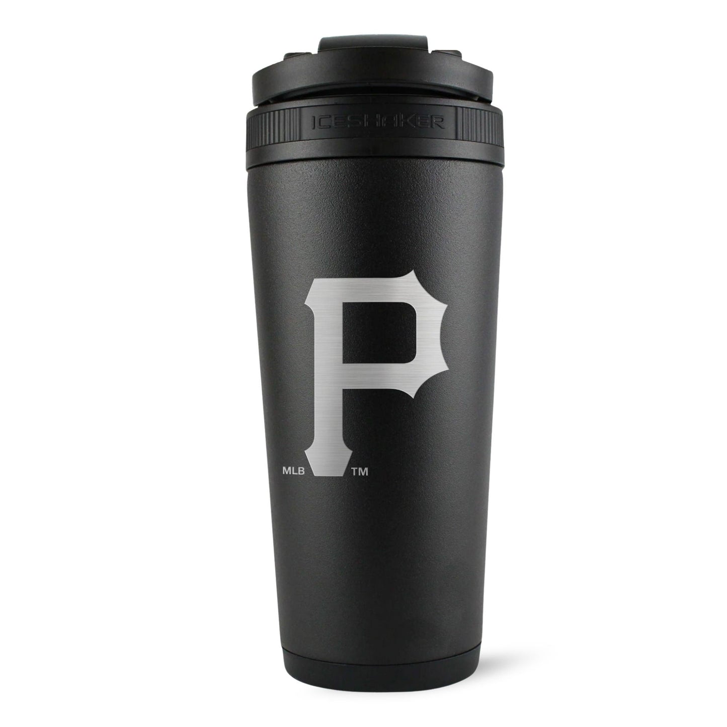 Officially Licensed Pittsburgh Pirates 26oz Ice Shaker - Black - Angler's Pro Tackle & Outdoors