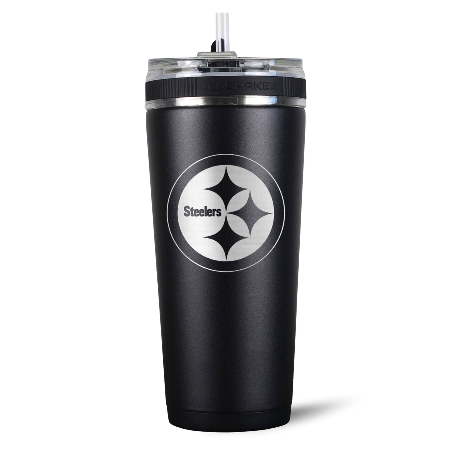 Officially Licensed Pittsburgh Steelers 26oz Flex Bottle - Black - Angler's Pro Tackle & Outdoors