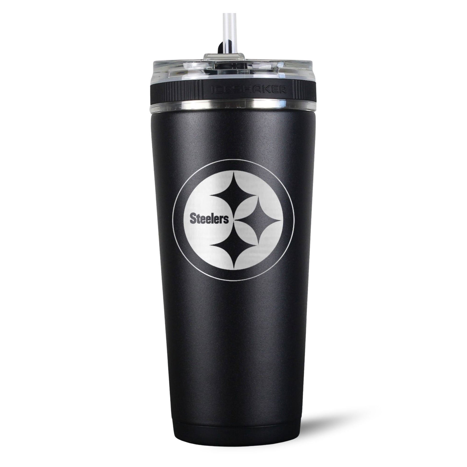 Officially Licensed Pittsburgh Steelers 26oz Flex Bottle - Black - Angler's Pro Tackle & Outdoors