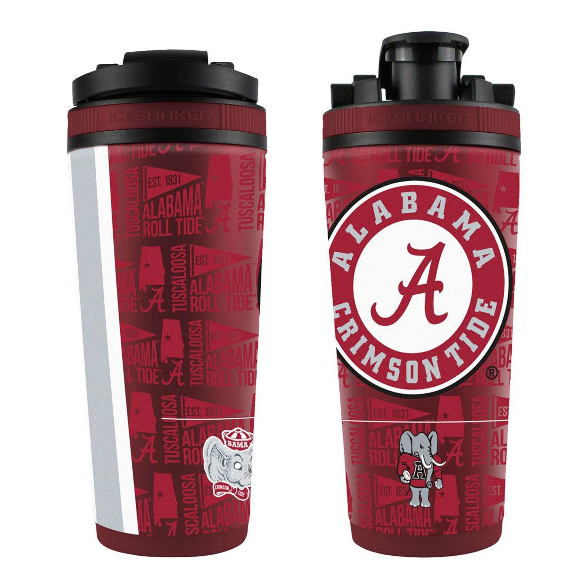 Officially Licensed University of Alabama 26oz Ice Shaker - Angler's Pro Tackle & Outdoors