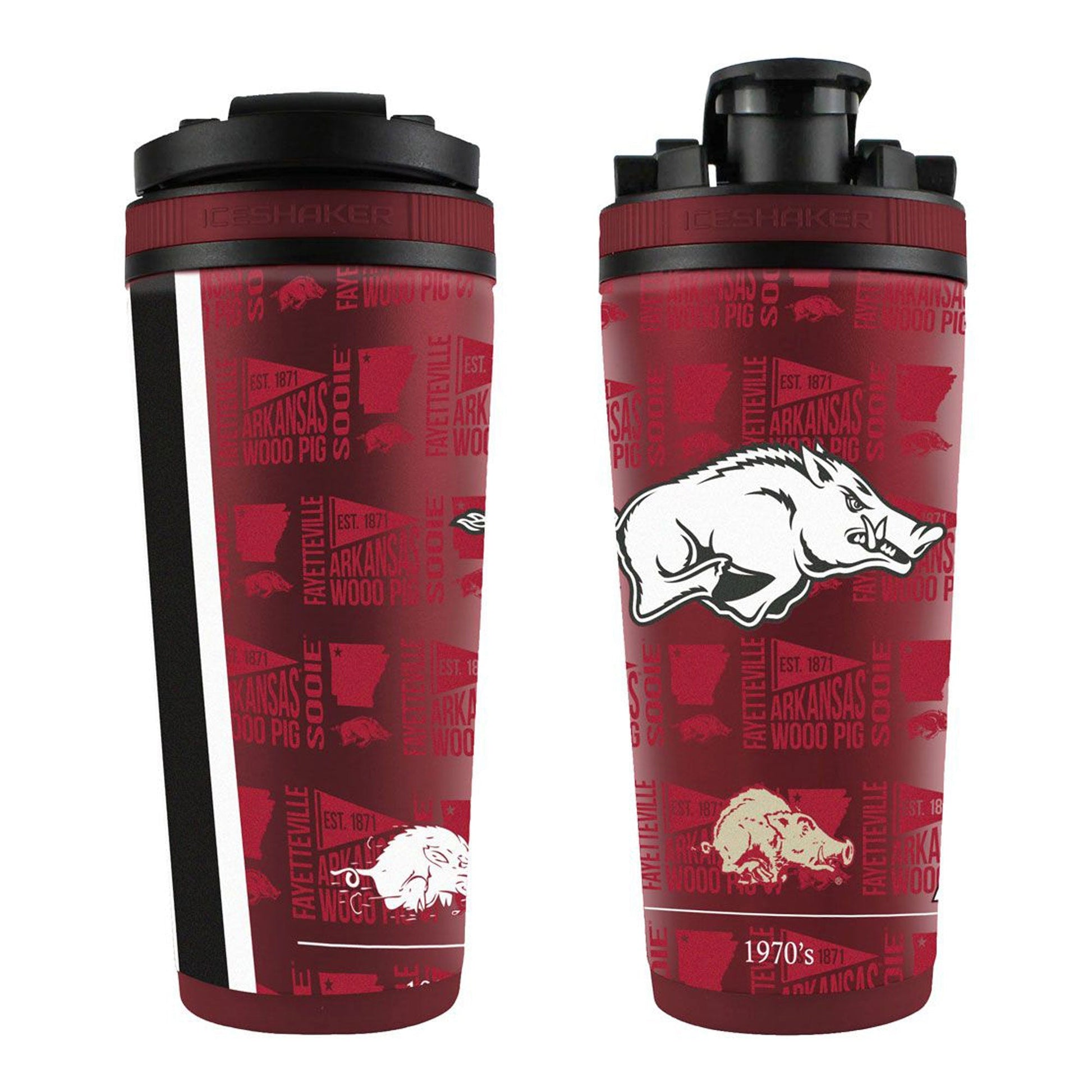 Officially Licensed University of Arkansas 26oz Ice Shaker - Angler's Pro Tackle & Outdoors