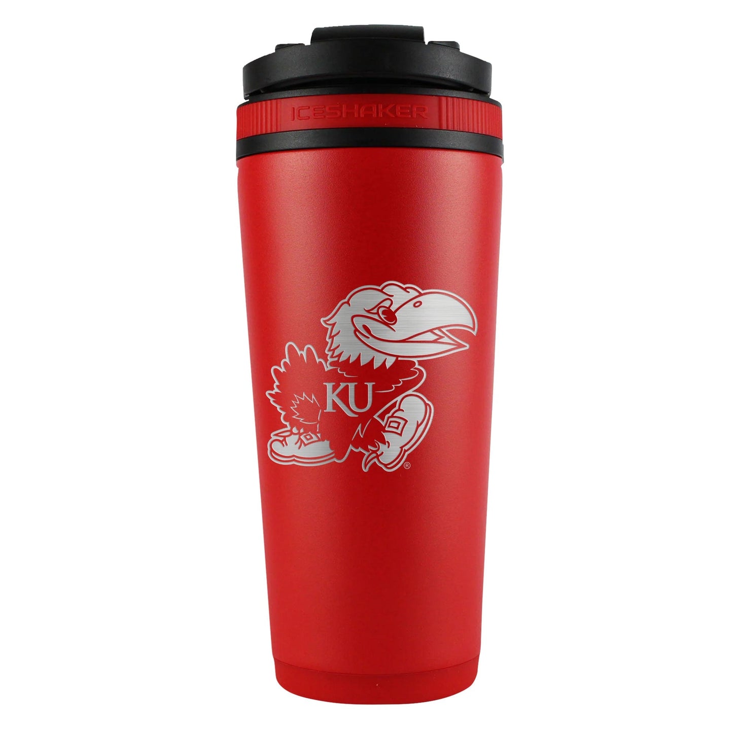 Officially Licensed University of Kansas 26oz Ice Shaker - Angler's Pro Tackle & Outdoors